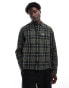 Fred Perry check overshirt in green