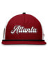 Фото #3 товара Men's Garnet, White Atlanta United FC True Classic Golf Snapback Hat