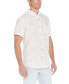 Фото #1 товара Men's Short Sleeve Print Linen Cotton Shirt
