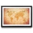Фото #1 товара Gerahmtes Bild Old Map of the World