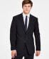 ფოტო #2 პროდუქტის Men's Skinny Fit Wrinkle-Resistant Wool-Blend Suit Separate Jacket, Created for Macy's