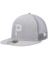 Фото #2 товара Men's Gray Pittsburgh Pirates 2023 On-Field Batting Practice 59FIFTY Fitted Hat