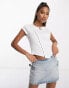 Фото #1 товара ASOS DESIGN short sleeve top with hook and eye detail in white