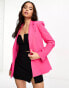 Фото #1 товара Morgan fitted blazer in pink