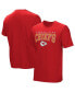 Фото #1 товара Men's Red Kansas City Chiefs Home Team Adaptive T-shirt