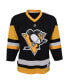 ფოტო #3 პროდუქტის Infant Boys and Girls Sidney Crosby Black Pittsburgh Penguins Replica Player Jersey