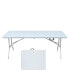 Portable Folding Table for Picnics and Parties