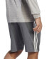 ფოტო #2 პროდუქტის Men's Essentials Single Jersey 3-Stripes 10" Shorts