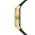 Фото #3 товара GUESS Ladies 39mm Watch - Black Strap Gold Tone Case Clear Dial