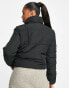 JDY padded jacket in black