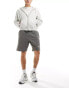 Good For Nothing logo print jersey shorts in grey