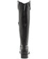 Фото #11 товара Fawne Wide-Calf Riding Leather Boots, Created for Macy's