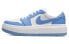 Кроссовки женские Jordan Air Jordan 1 elevate low se "university blue" Бело-голубые DQ3698-141 38 - фото #1