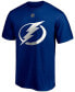 ფოტო #3 პროდუქტის Men's Brayden Point Blue Tampa Bay Lightning Authentic Stack Name and Number T-shirt