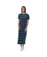 ფოტო #1 პროდუქტის Women's Phoena Stripe T-Shirt Dress