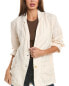 Velvet By Graham & Spencer Cassie Linen Blazer Women's Xl - фото #1