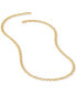 ფოტო #4 პროდუქტის Men's Polished Mariner Link 24" Chain Necklace (5.5MM) in 14k Gold