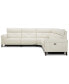 Фото #9 товара CLOSEOUT! Jazlo 5-Pc. Leather Sectional with 3 Power Recliners, Created for Macy's