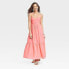 Фото #1 товара Women's Maxi Sundress - Universal Thread Coral Pink XS