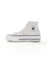 Converse Chuck Taylor All Star Lift Hi trainers in light grey