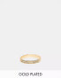 Фото #1 товара ASOS DESIGN Curve 14k gold plated ring with fine chain link detail