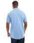 PS Paul Smith regular fit short sleeve polo with zebra logo in light blue