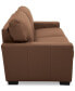 Фото #15 товара Ennia 75" Leather Apartment Sofa, Created for Macy's