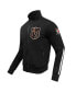 ფოტო #2 პროდუქტის Men's Black Vegas Golden Knights Classic Chenille Full-Zip Track Jacket