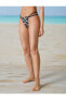 Zebra Desenli Bikini Altı Yanları Ipli