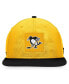 ფოტო #2 პროდუქტის Men's Gold, Black Pittsburgh Penguins Authentic Pro Alternate Logo Snapback Hat