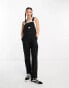 Vans ground work overall jumpsuit in black Черный, XXS - EU 32 - фото #1