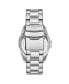 ფოტო #2 პროდუქტის Men's Aquadiver Silver-tone Stainless Steel , Black Dial , 49mm Round Watch