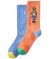 Men's 2-Pk. American In Paris Mini Bear Crew Socks