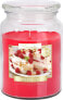 Фото #2 товара Premium-Duftkerze im Glas purpurrote Wolke - Bispol Premium Line Scented Candle Raspberry Cloud 120 g