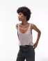 Фото #1 товара Topshop premium modal scoop neck vest in oat marl