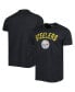 Фото #1 товара Men's Black Pittsburgh Steelers All Arch Franklin T-shirt