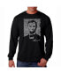 Фото #1 товара Men's Word Art Long Sleeve T-Shirt- Abraham Lincoln