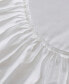 Pearl Edge Cotton Sateen 300 Thread Count 4 Piece Sheet Set, Queen