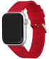 Фото #2 товара Petit Pique Red Silicone Strap for Apple Watch® 42mm/44mm