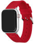 Petit Pique Red Silicone Strap for Apple Watch® 42mm/44mm