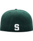 Фото #5 товара Men's Green Michigan State Spartans Team Color Fitted Hat