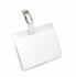 Фото #1 товара Durable Visitor Name Badge - Landscape - PVC - Transparent - 90 mm - 60 mm - 25 pc(s)