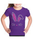 ფოტო #1 პროდუქტის Girls Word Art T-shirt - Bunny Ears