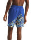 Men's Heritage Diagonal Full Elastic 8" Swim Trunks