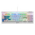 Sharkoon SKILLER SGK3 - Full-size (100%) - USB - Mechanical - QWERTY - RGB LED - White