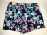 St. John's Bay Women's Chino Short Size 18 Navy Floral Print 7" MID RISE NEW