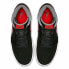 Фото #6 товара Кроссовки Nike Air Jordan 1 Mid черно-серо-красные 554724-060