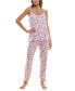 ფოტო #4 პროდუქტის Women's 2-Pc. Dosey Ditsy Pointelle Pajamas Set