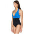 Фото #1 товара LAUREN Ralph Lauren Women's 236207 One-Piece Black/Blue Swimsuit Size 14