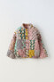 Фото #5 товара Утепленная стеганая куртка в стиле пэчворк ZARA